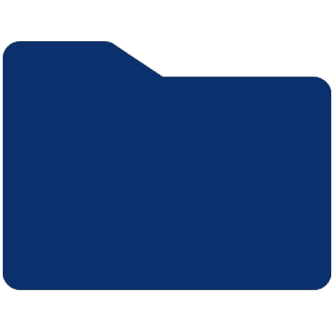 Icon of a file folder